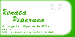 renata pipernea business card